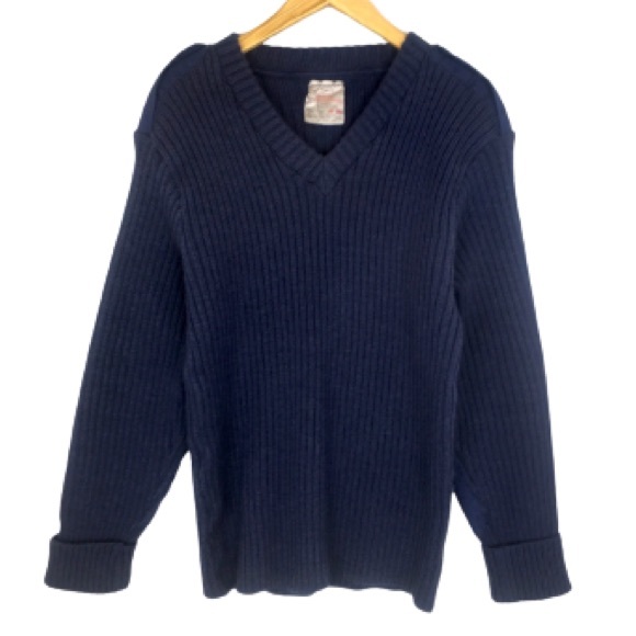 brigade quartermasters Other - Vintage Brigade Quartermasters Woolly Pully Sweater Blue 100% Pure New Wool
